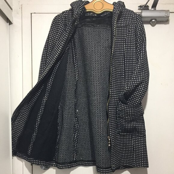 VINTAGE ROUGE PAR POLKA DOT PRINT JACKETS SIZE L - Picture 6 of 9